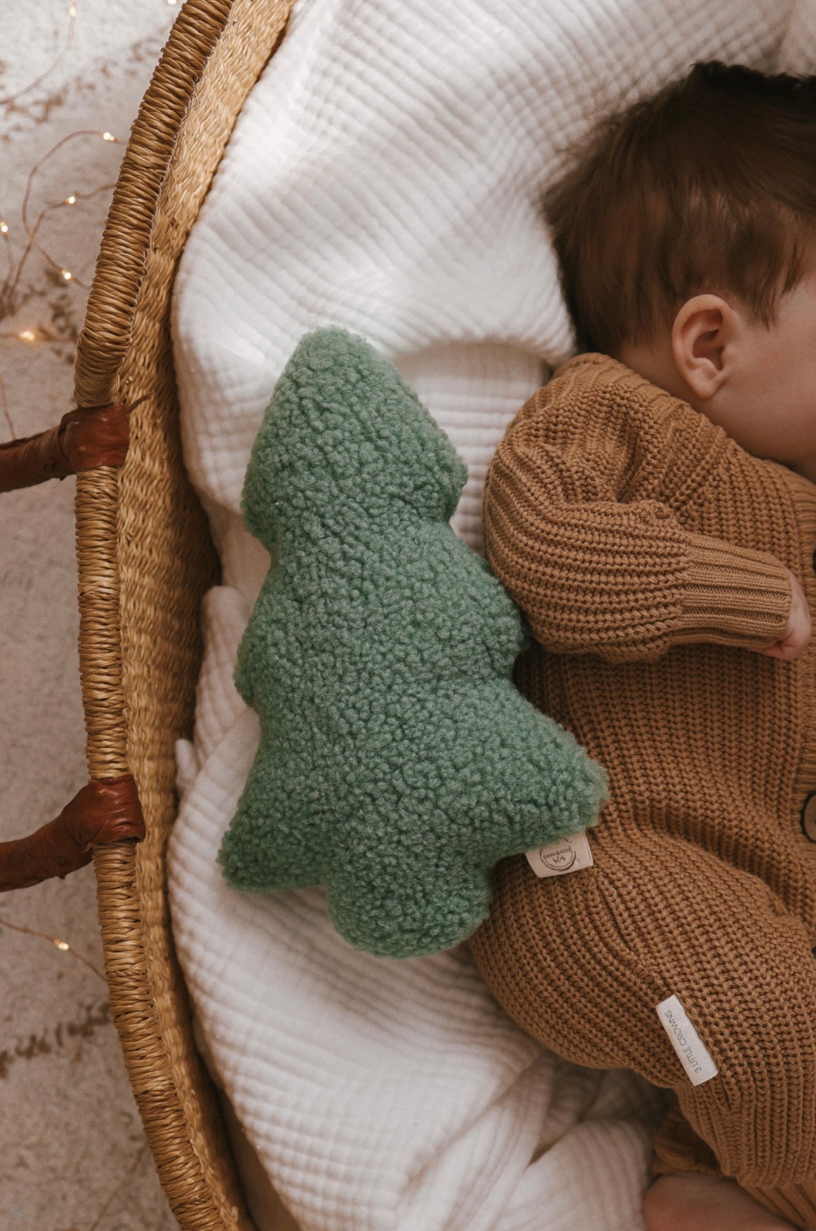 Boucle' Christmas tree cushions