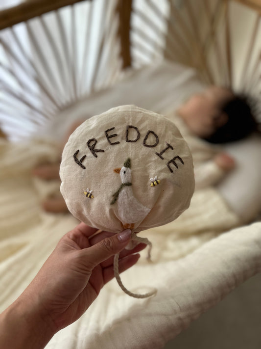 Ballon wall decoration - name/special messages