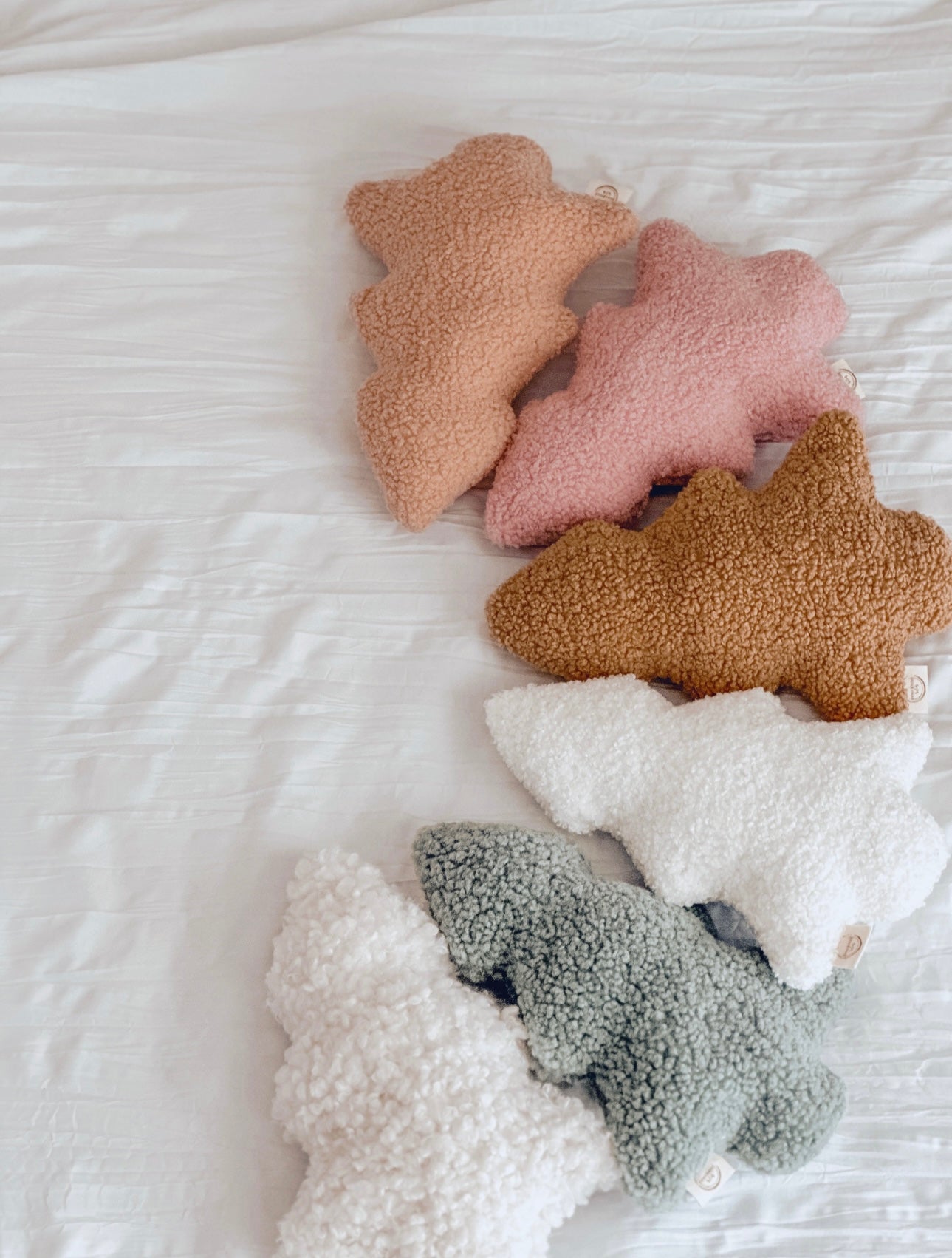 Boucle' Christmas tree cushions