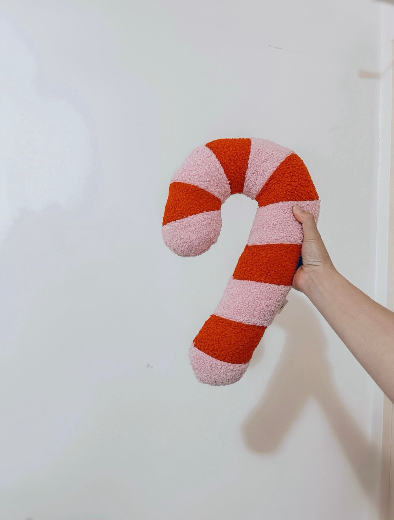 Boucle' Christmas Candycane cushions