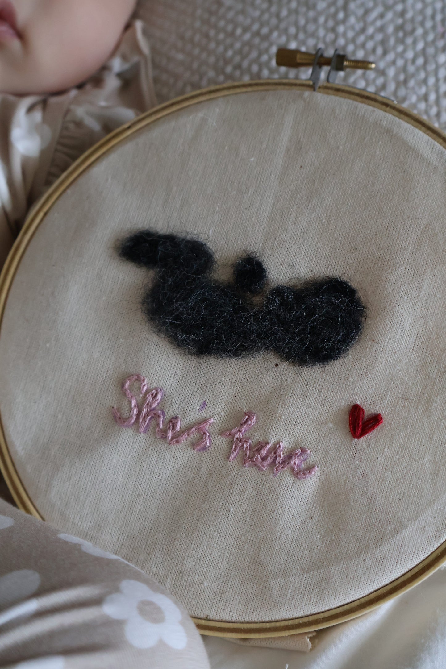 Keepsake hoops - name/special messages