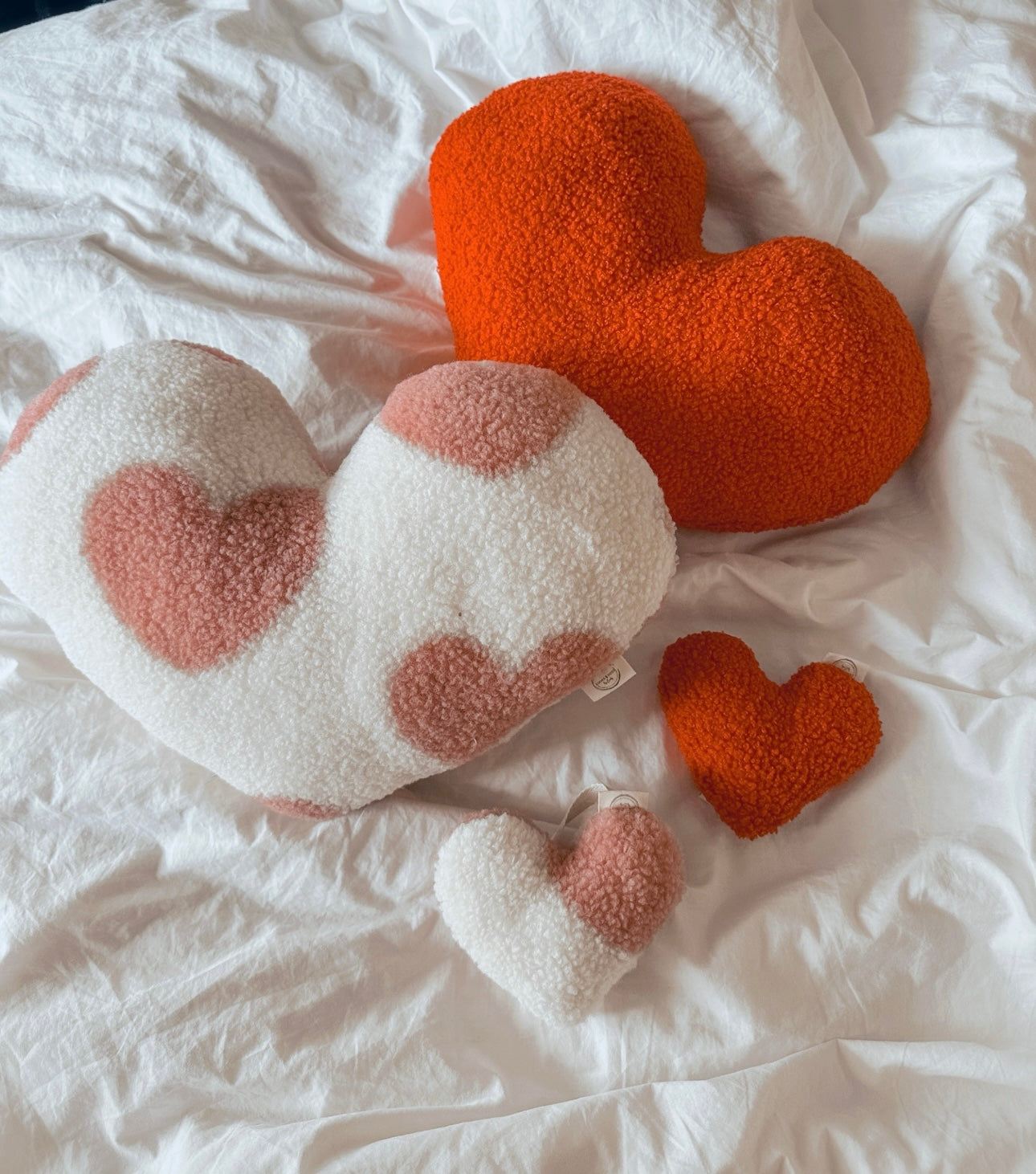 Love heart cushions