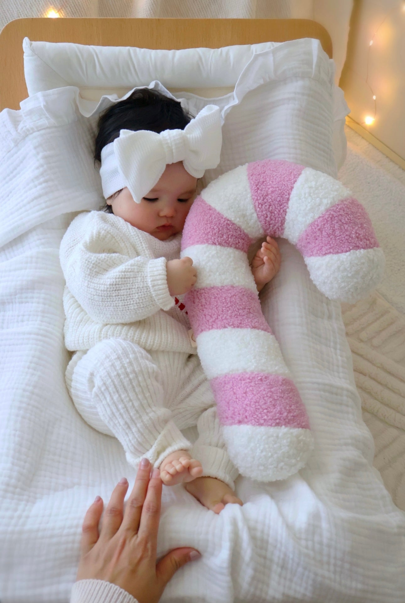 Boucle' Christmas Candycane cushions