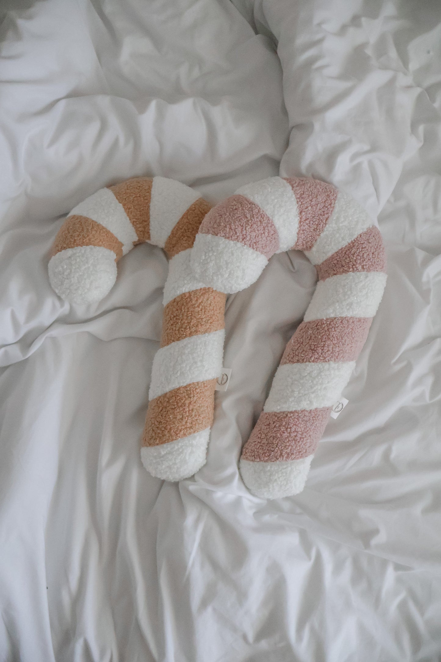 Boucle' Christmas Candycane cushions