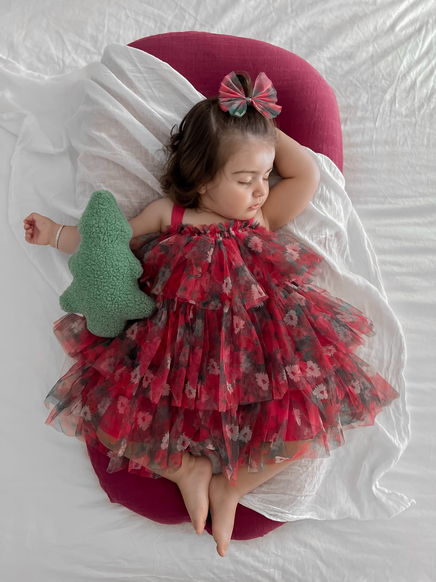 Boucle' Christmas tree cushions