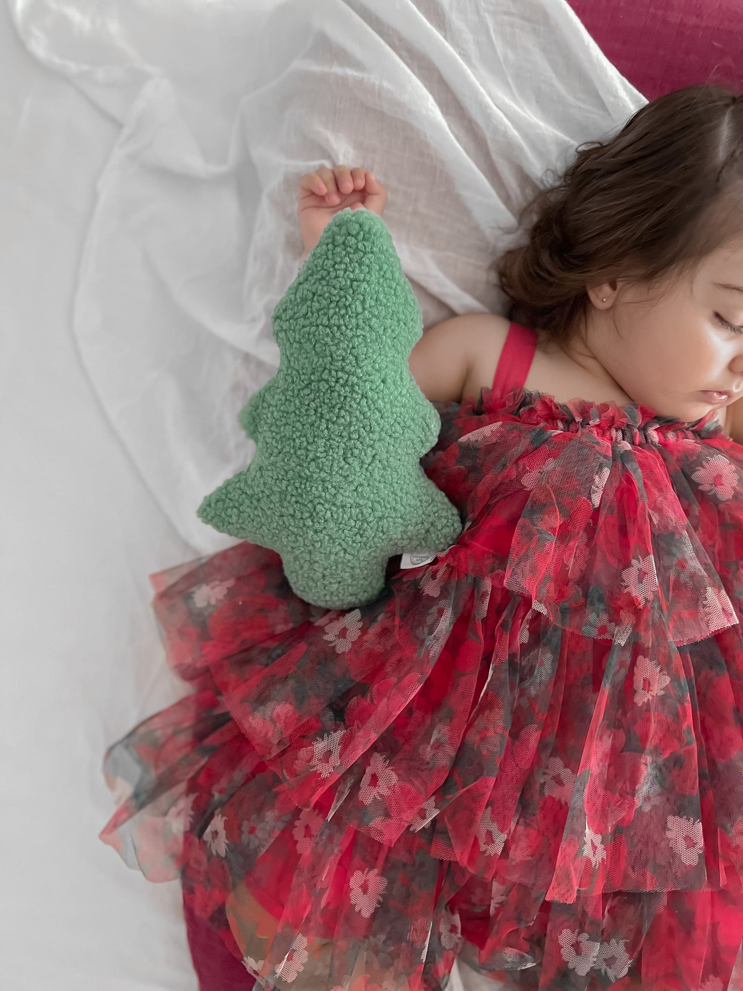 Boucle' Christmas tree cushions