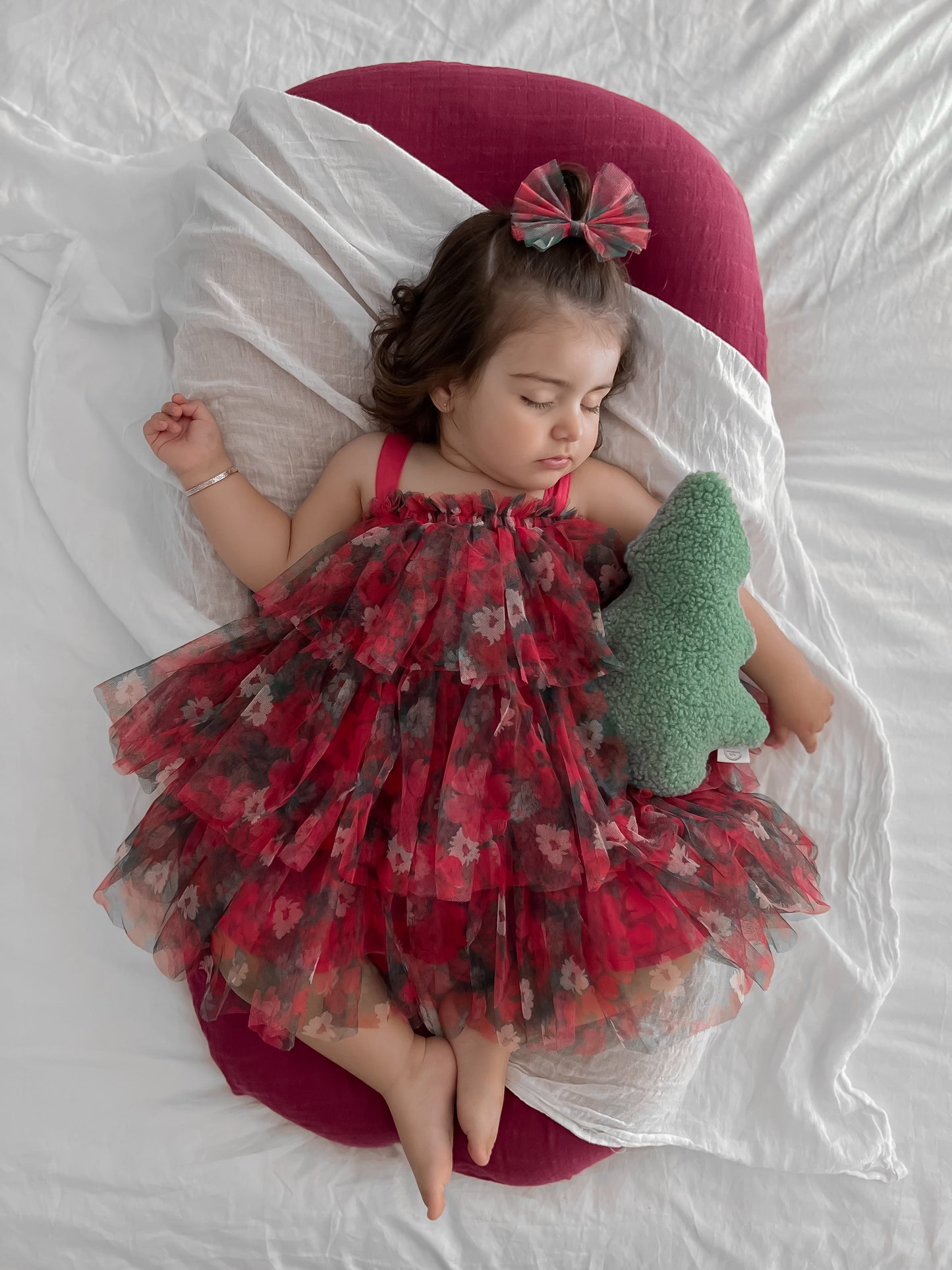 Boucle' Christmas tree cushions