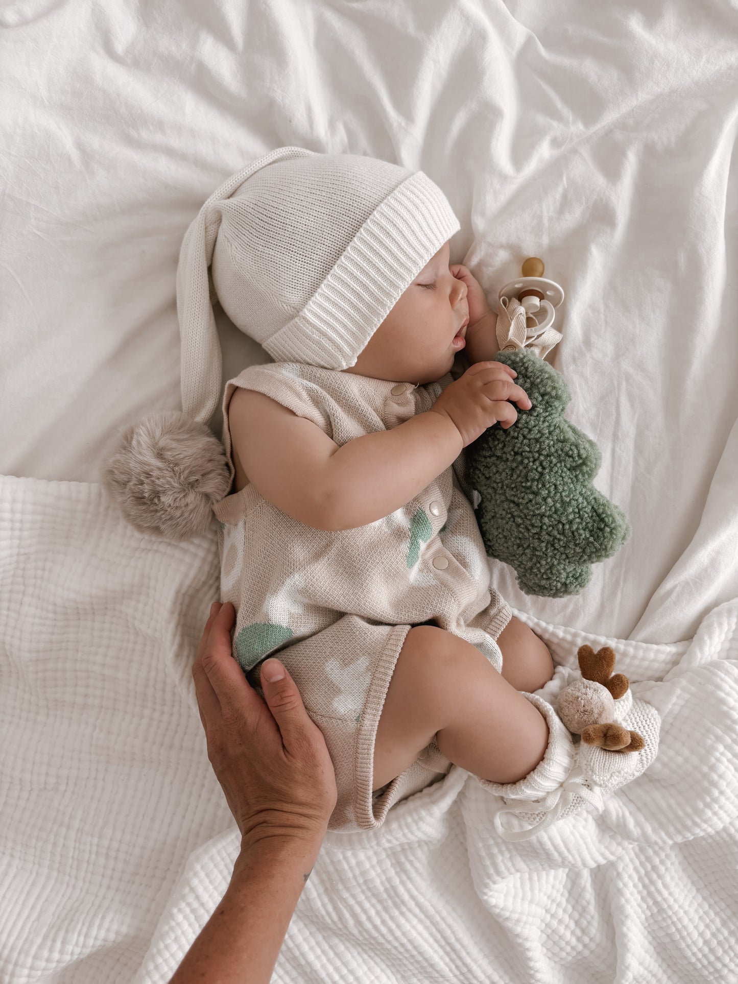 Fluffy dummy dream comforter I Christmas tree