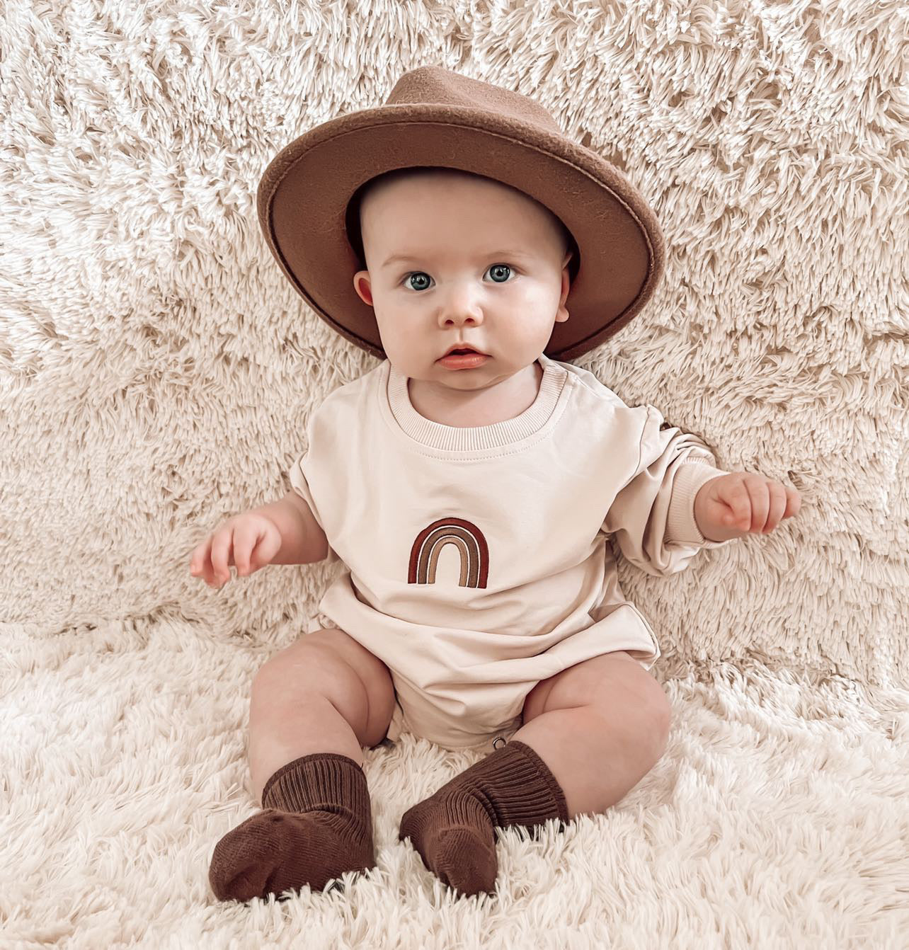 Unisex Rainbow Rompers