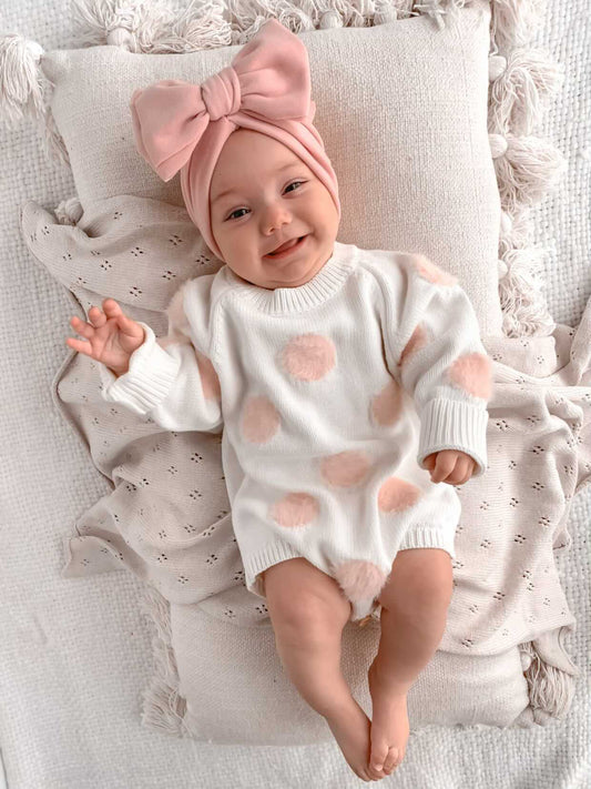 Billie winter knit romper