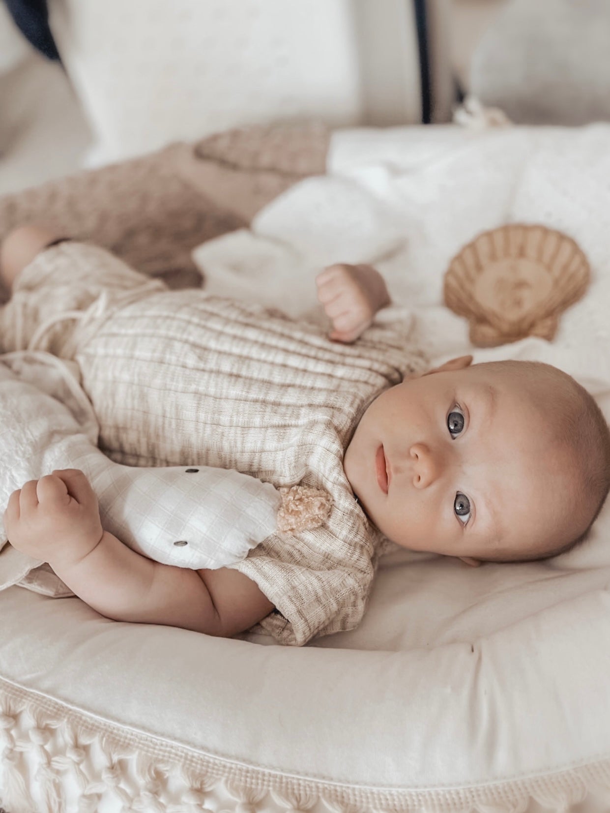 Gingham cuddle duck