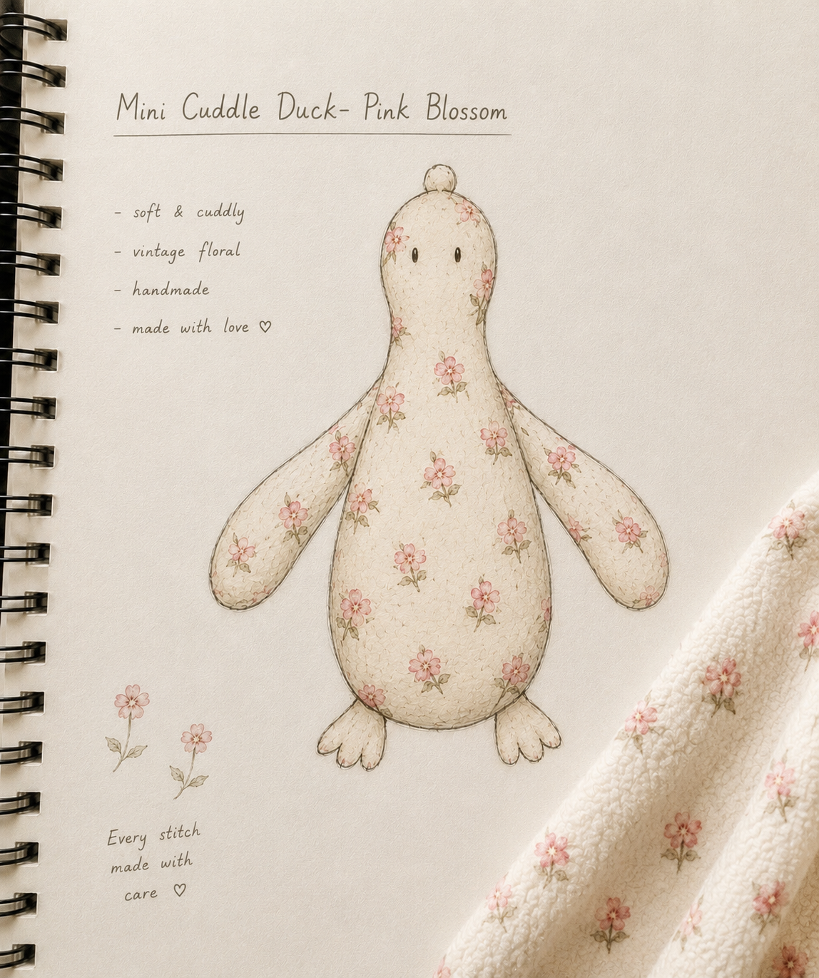 Boucle' Mini cuddle duck