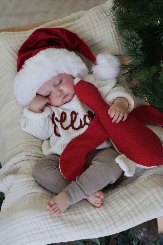 Christmas boucle' cuddle duck- Limited edition