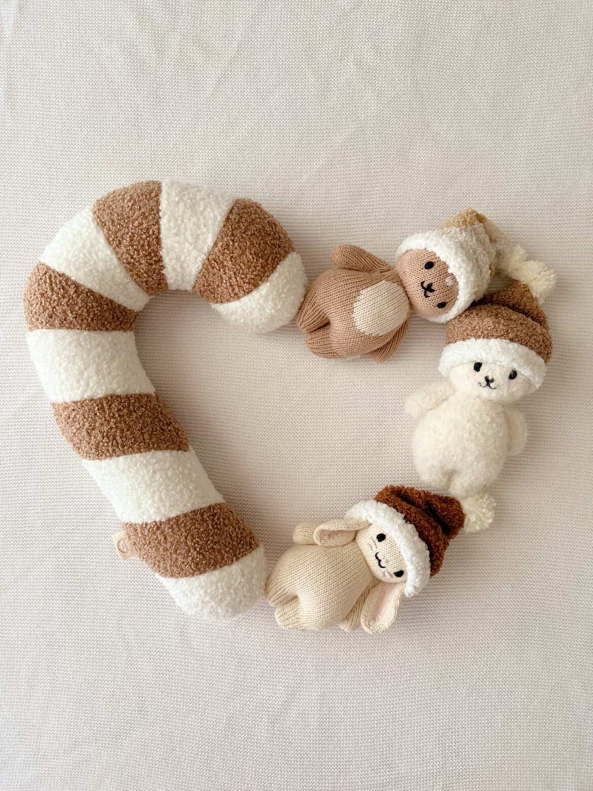 Cuddle and kind dolls santa hats