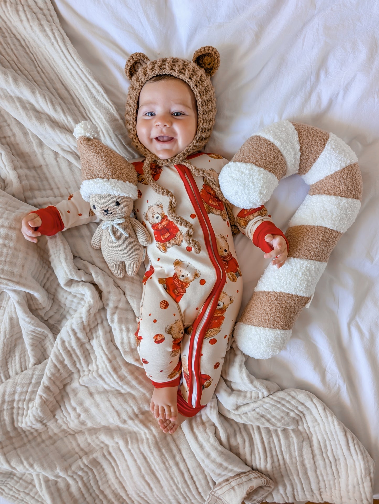 Cuddle and kind dolls santa hats