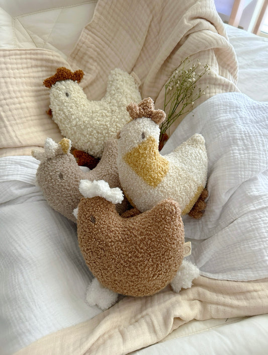 Boucle' cuddle chickens