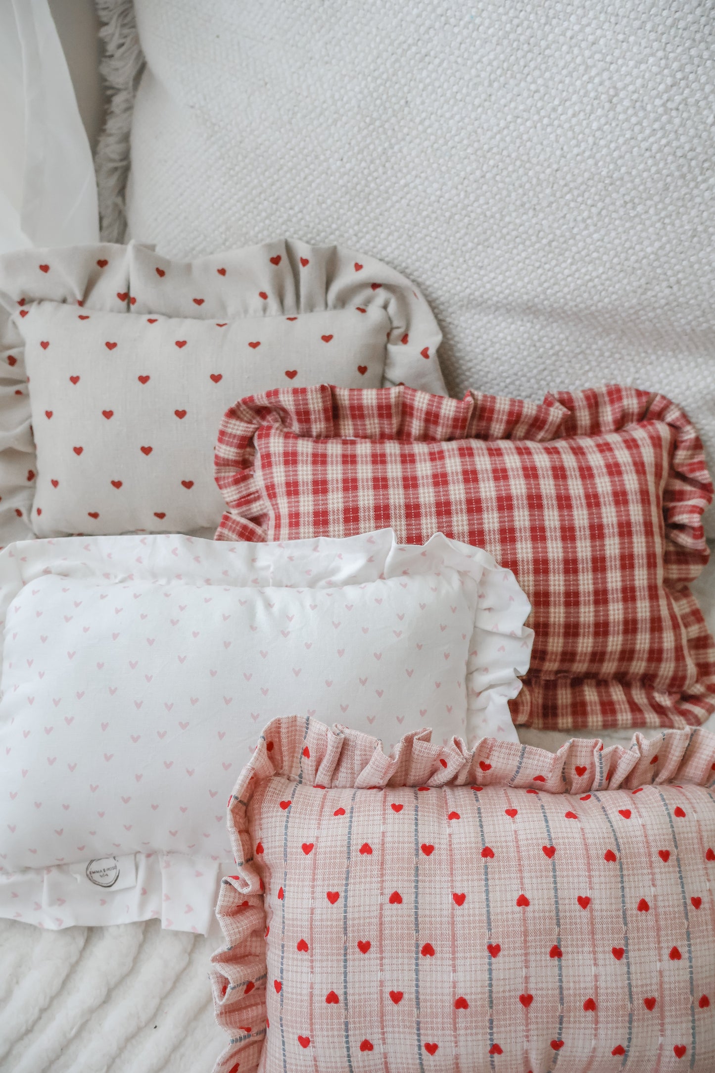 L'Amour Ruffle Cushions