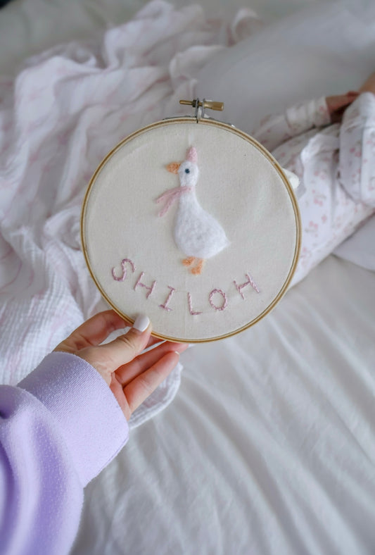 Keepsake hoops - name/special messages