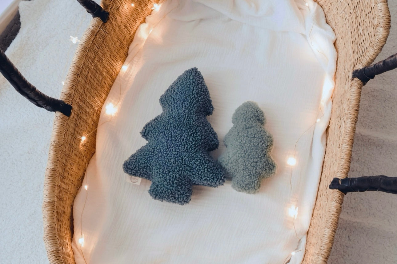 Boucle' Christmas tree cushions