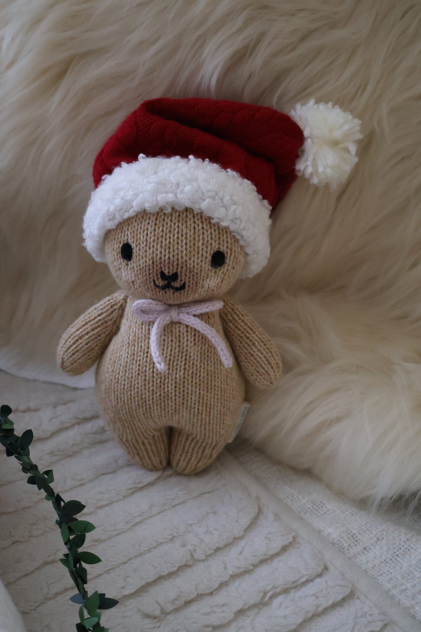Cuddle and kind dolls santa hats