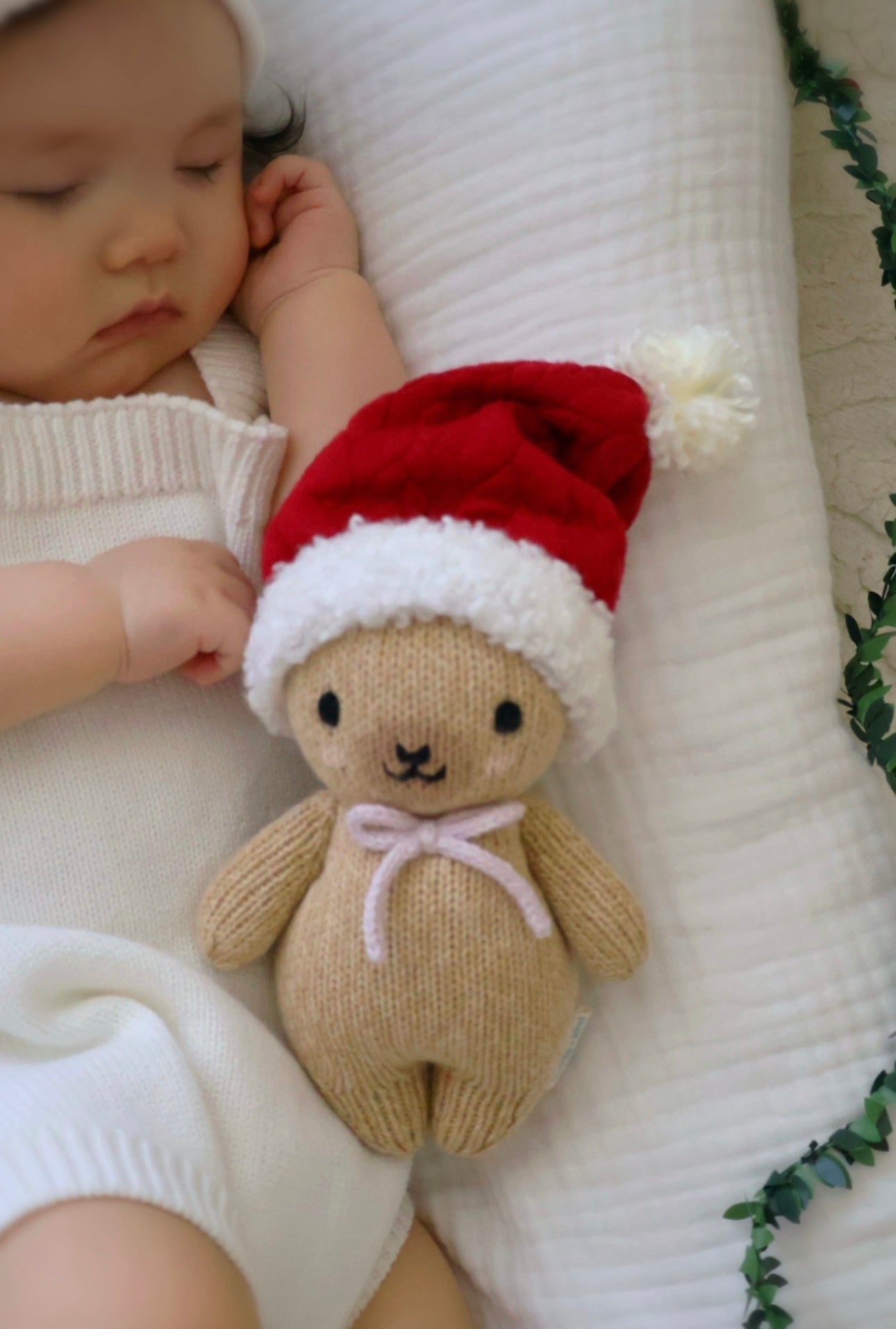 Cuddle and kind dolls santa hats