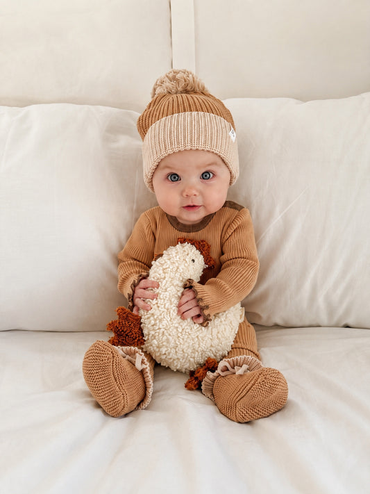 Bouclé Cuddle Chicken Sewing Pattern PDF | Plush Chicken Toy Pattern | Baby Comfort Toy | Digital Download | A4 Printable