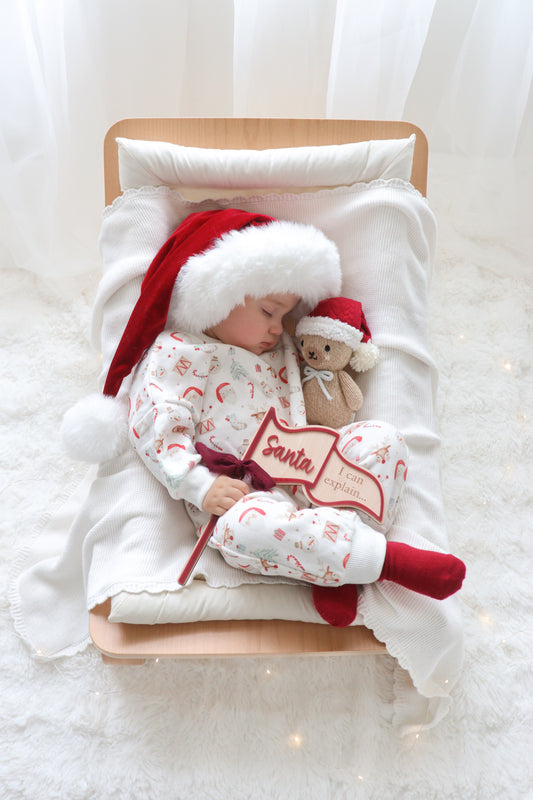 Cuddle and kind dolls santa hats